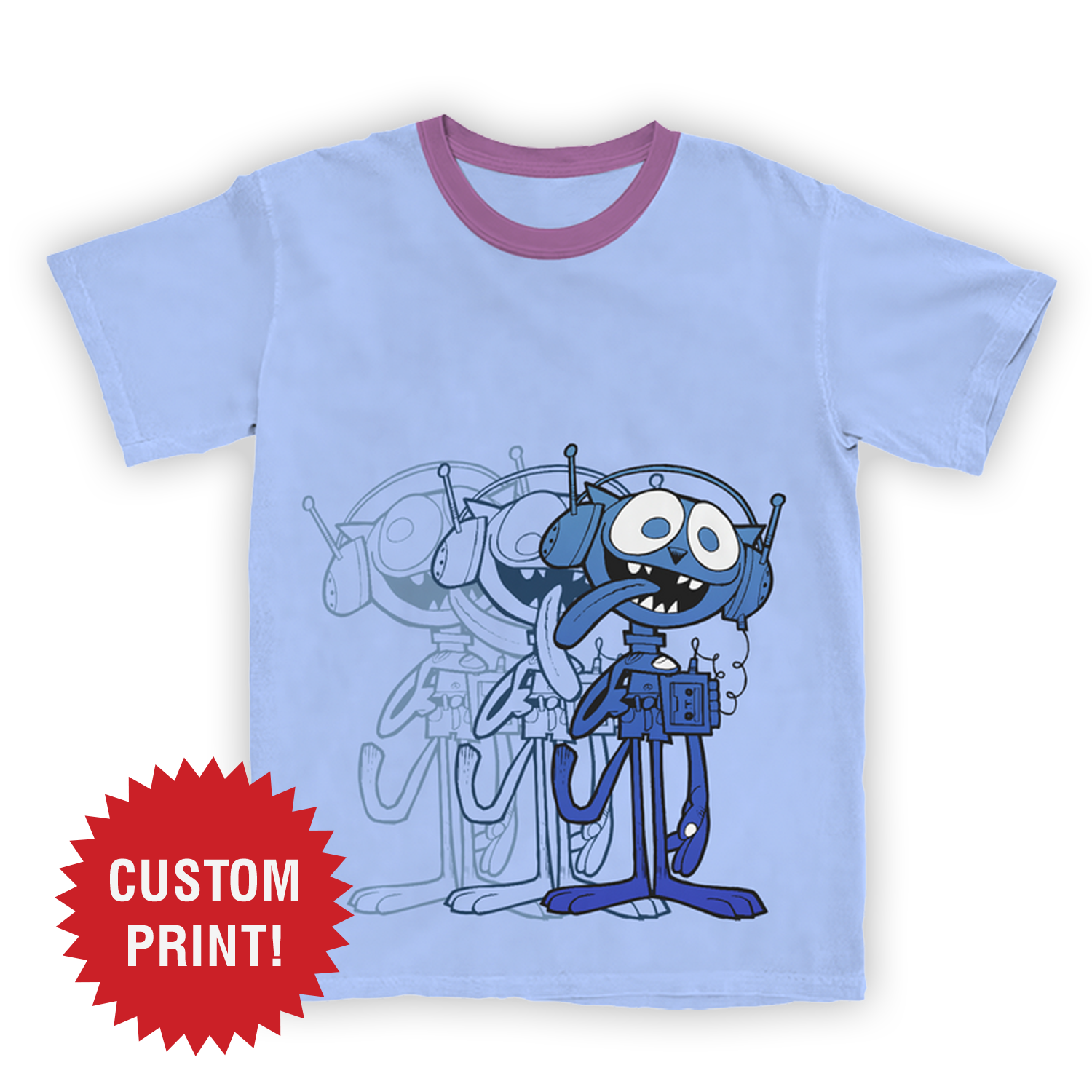 Cat Play Ringer T-Shirt – Gorillaz