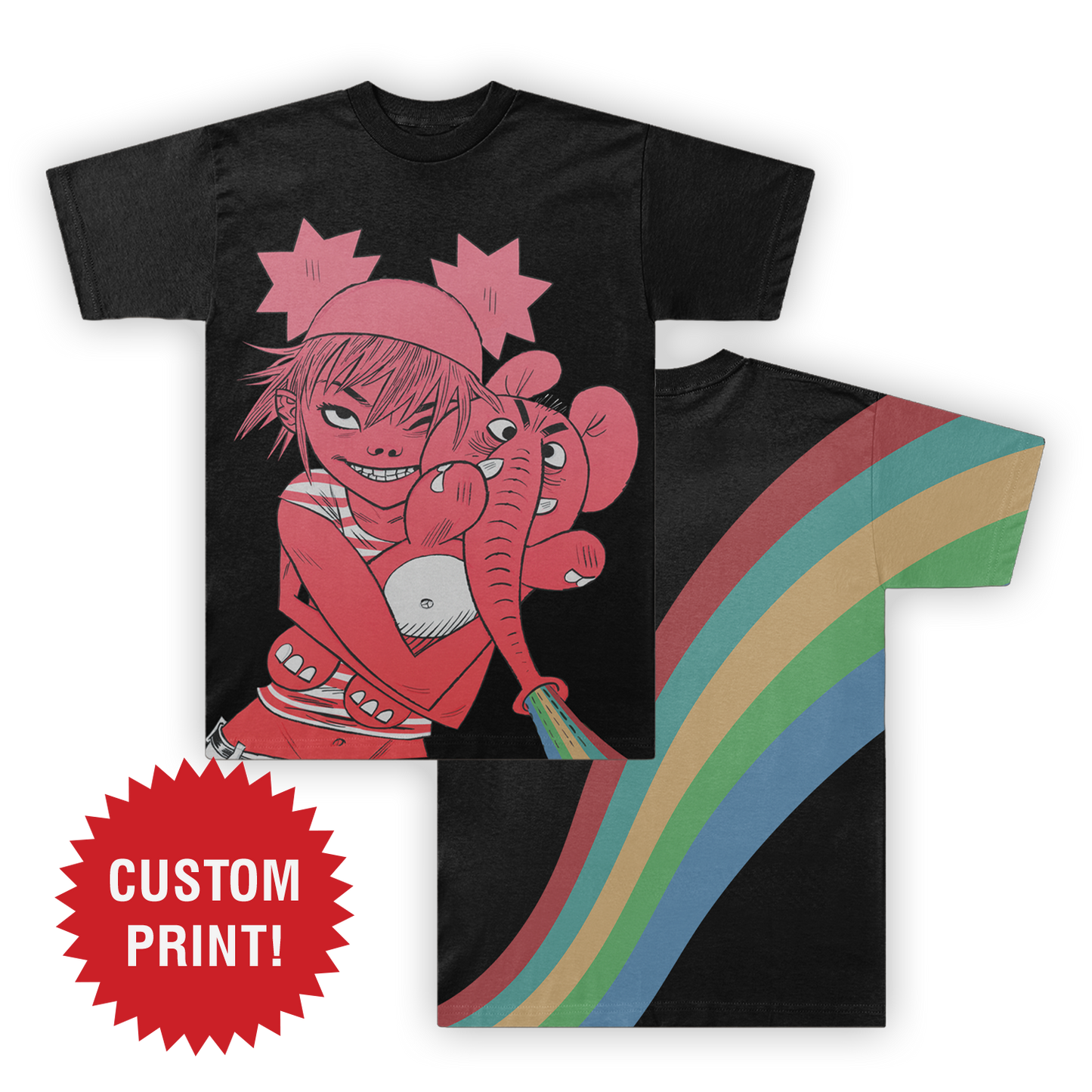 Rainbow Elephant T-Shirt