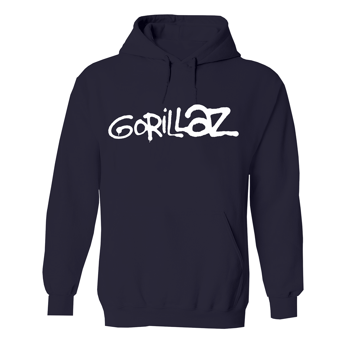 Graffiti  Logo Navy Hoodie