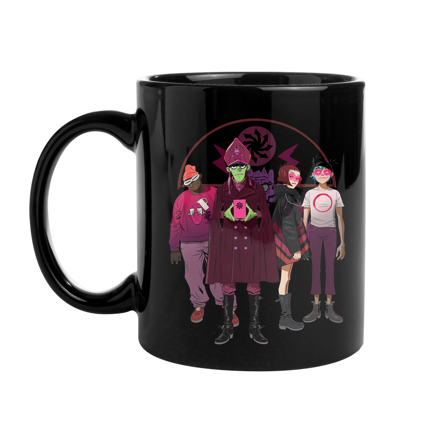 Gorillaz Black Mug