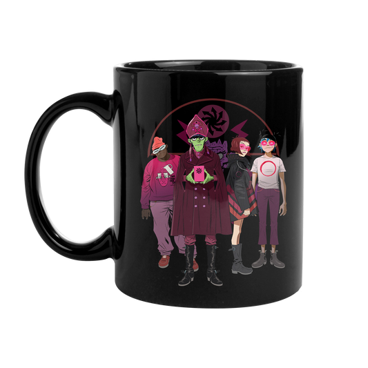 Gorillaz Black Mug