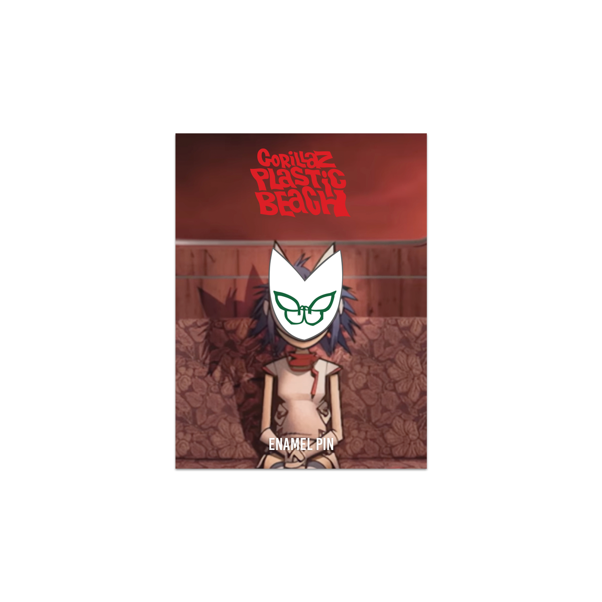 Noodle Mask Enamel Pin Badge
