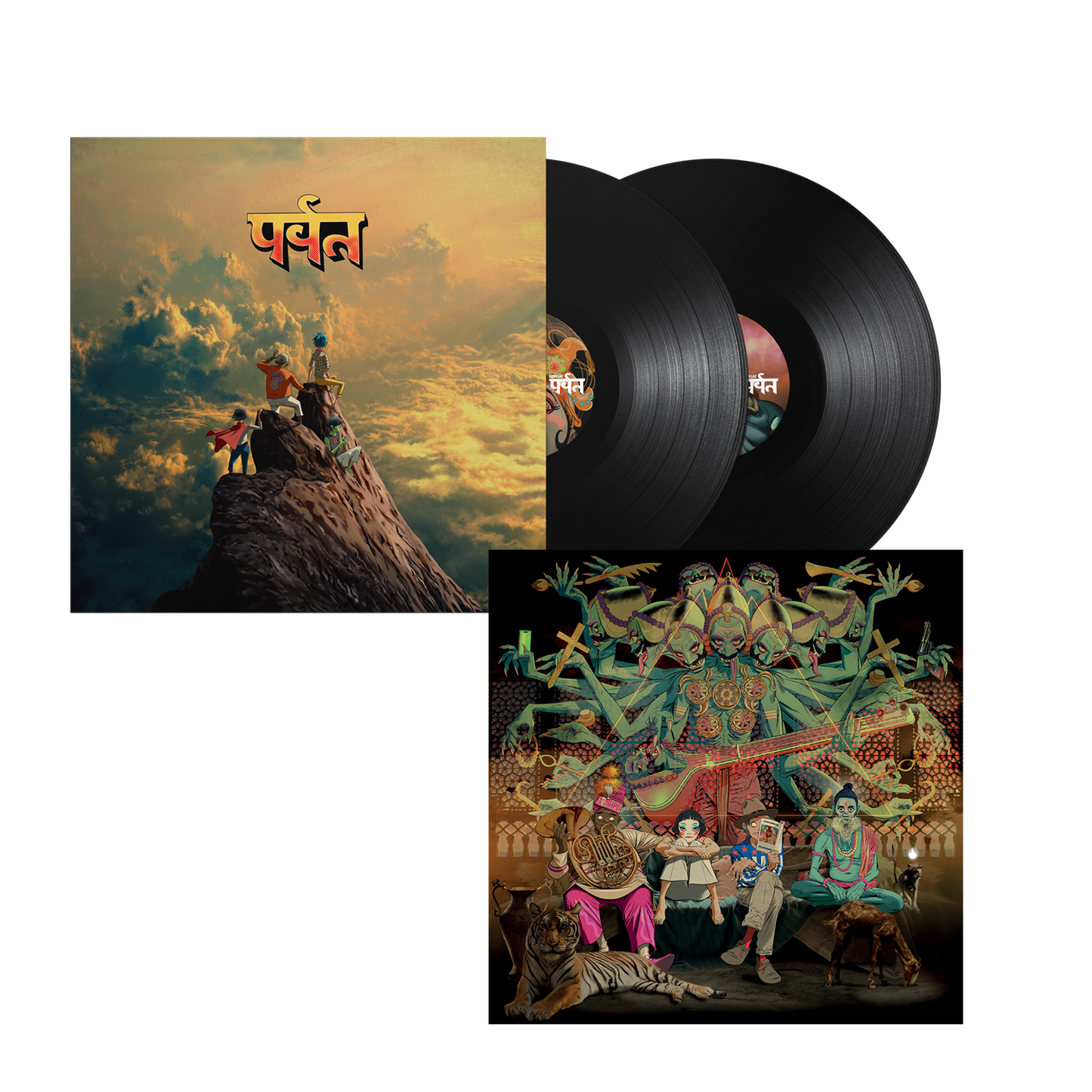 The Mountain Gatefold Vinyl & Ravana Mountain Poster – Gorillaz The Mountain Gatefold Vinyl & Ravana Mountain Poster – Gorillaz