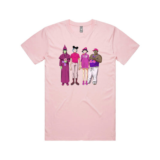 Gorillaz North American Tour Pink T-shirt