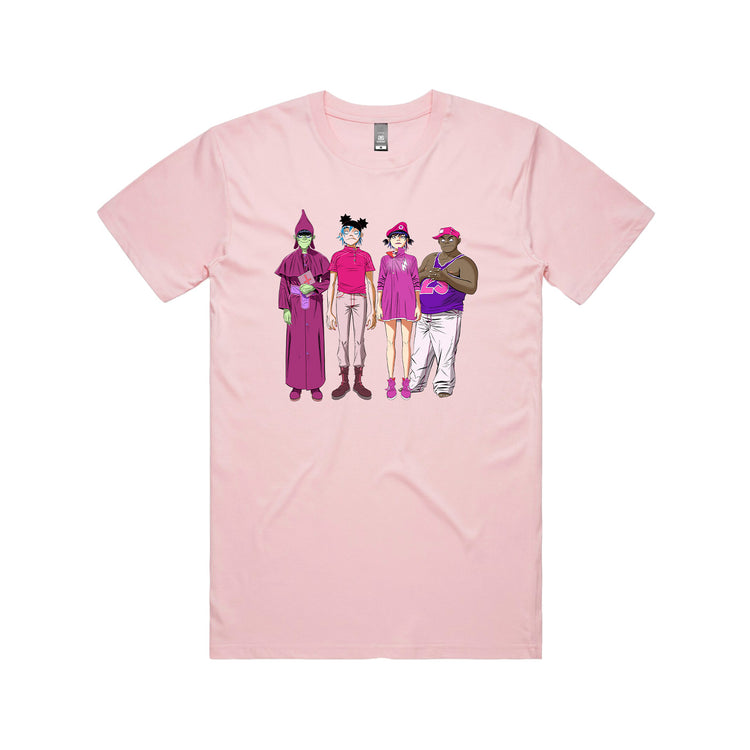 Gorillaz North American Tour Pink T-shirt